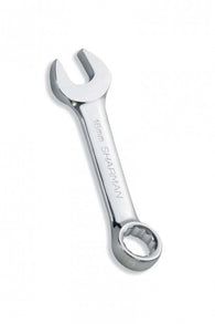 Stubby Combination (Open & Ring End) Spanner - Mirror Polished (ANSI)