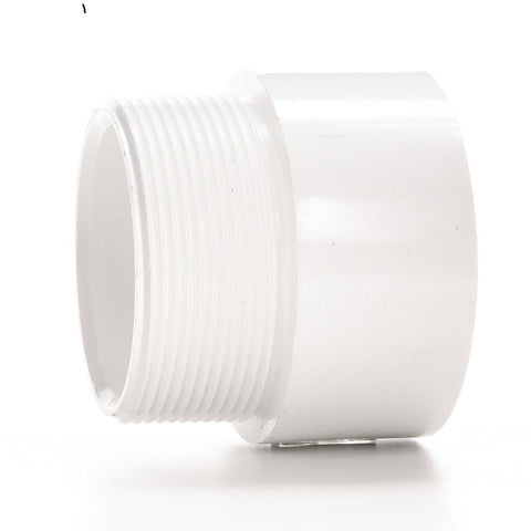 Pipe 3-in dia PVC Male Fitting