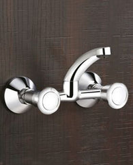 Sink Cock [Wall Mounted] Swinging Spout