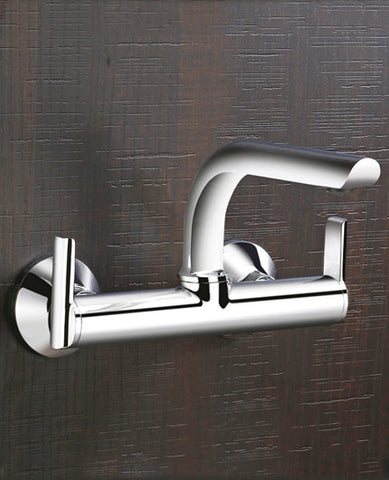 Sink Cock [Wall Mounted] Swinging Spout