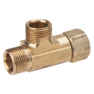 3/8-in x 3/8-in x 3/8-in Threaded Tee Adapter Fitting