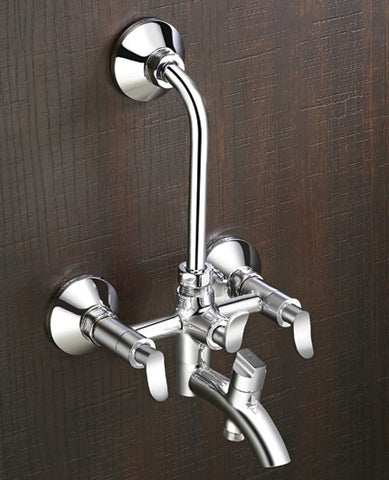 Wall Mixer With Overhead & Telephonic Shower System