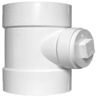 Pipe 10-in x 10-in x 8-in dia PVC Cleanout Plug Fitting