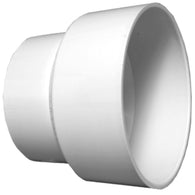 Pipe 2-in x 4-in dia PVC Adapter Coupling Fitting