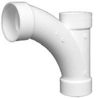 Pipe 3-in dia 45-Degree PVC Combo Wye Fitting