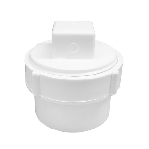 3-in dia PVC Cleanout Adapter Fitting