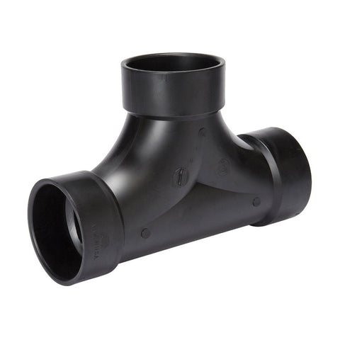 4-in Dia ABS Two-Way Cleanout Tee Fitting
